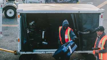 Picture of baggage handlers