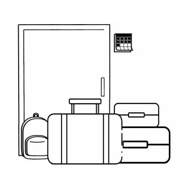 Ilustração do serviço de armazenamento de 9 meses